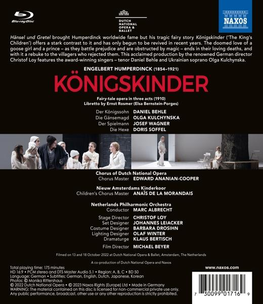 Behle/Albrecht/Netherlands Philharmonic Orchestra - Königskinder  - (Blu-ray)