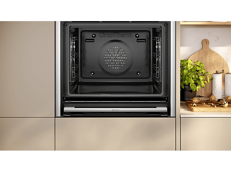 Thumbnail - NEFF B64VS71N0, Einbaubackofen (Einbaugerät, 71 l, 596 mm breit), N 90, Dampfgarfunktion