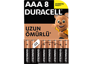 DURACELL Basic İnce Kalem Pil 8'li AAA_0