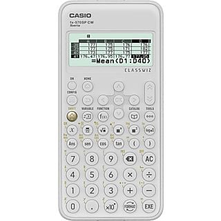 Calculadora científica - Casio FX-991SPCW, Más de 570 funciones, Pantalla alta resolución, 5 idiomas, Blanco