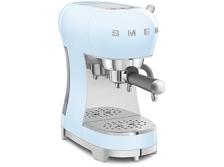 Macchina Caffè Espresso Smeg Ecf02Pbeu, 1350 W, Azzurro