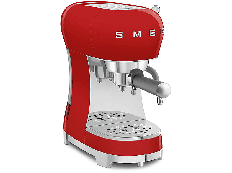 Macchina Caffè Espresso Smeg Ecf02Rdeu, 1350 W, rosso