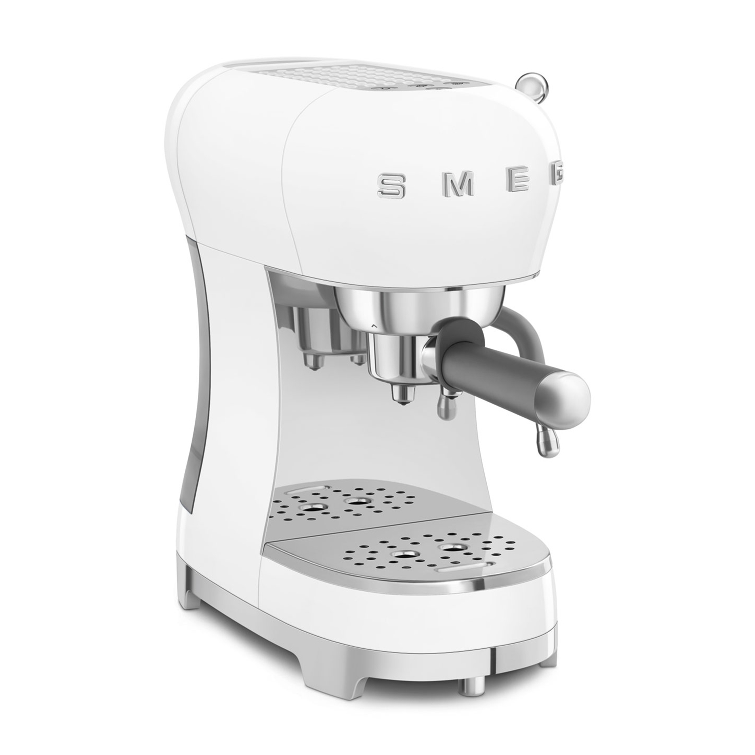 Macchina Caffè Espresso Smeg Ecf02Wheu, 1350 W, Bianco