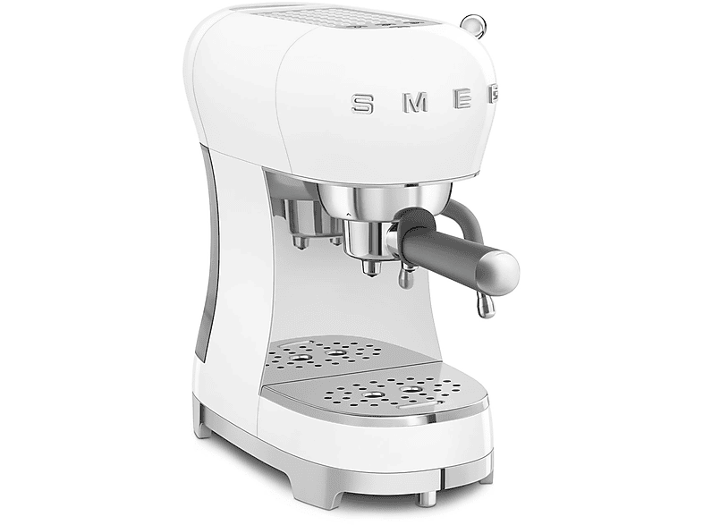 Macchina Caffè Espresso Smeg Ecf02Wheu, 1350 W, Bianco