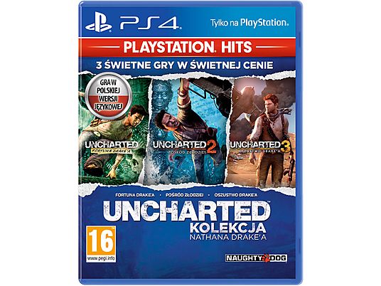 Gra PS4 HITS Uncharted: Kolekcja Nathana Drakea (Kompatybilna z PS5)
