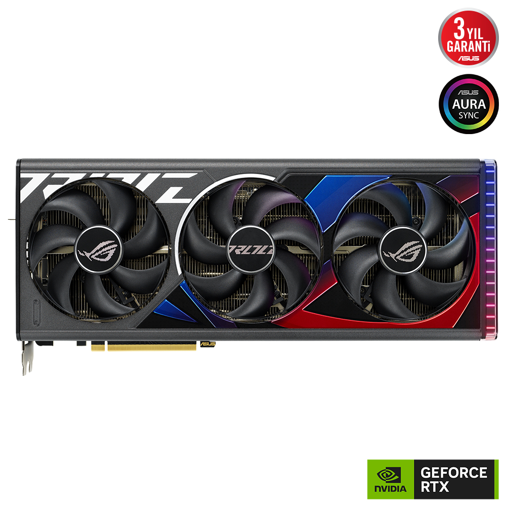 ASUS Rog STRIX GeForce RTX 4090 OC 24GB GDDR6X 384Bit Ekran Kartı