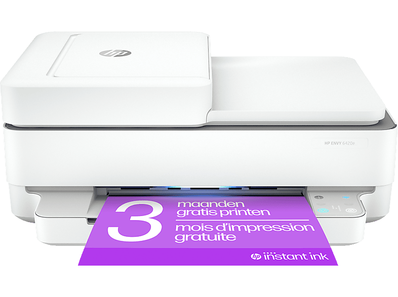 HP Envy 6420e - Imprimer Copier Et Scanner Encre Compatible HP+ Incl. 6 Mois Instant Ink (223r4b)