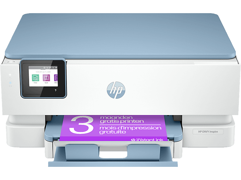 HP Envy Inspire 7221e - Printen Kopiëren En Scannen Inkt HP+ Geschikt Incl. 3 Maanden Instant Ink (2h2n1b#629)