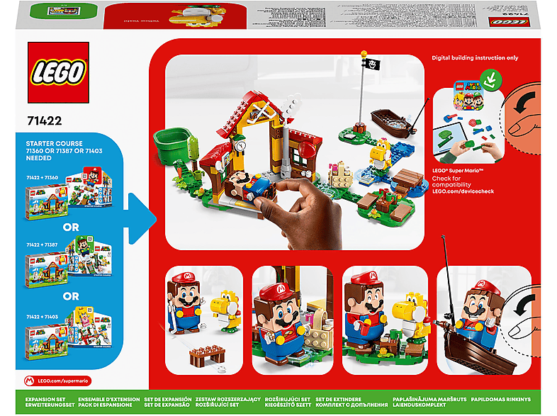 Thumbnail - LEGO Super Mario 71422 Picknick bei – Erweiterungsset Bausatz, Mehrfarbig