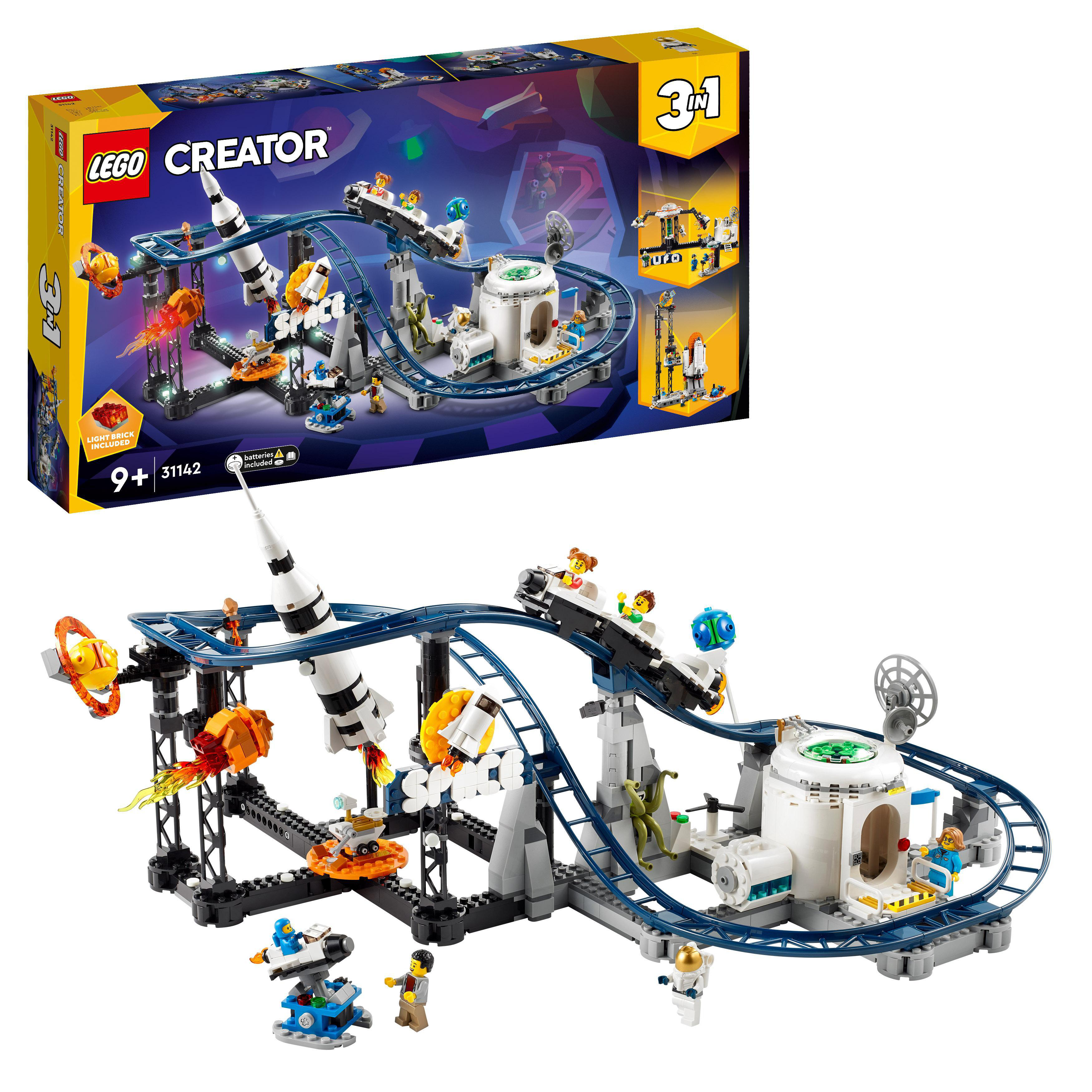 LEGO Creator Weltraum-Achterbahn Bausatz, 31142 Mehrfarbig