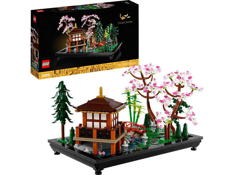 LEGO Icons 10315 Garten der Stille Bausatz, Mehrfarbig | MediaMarkt