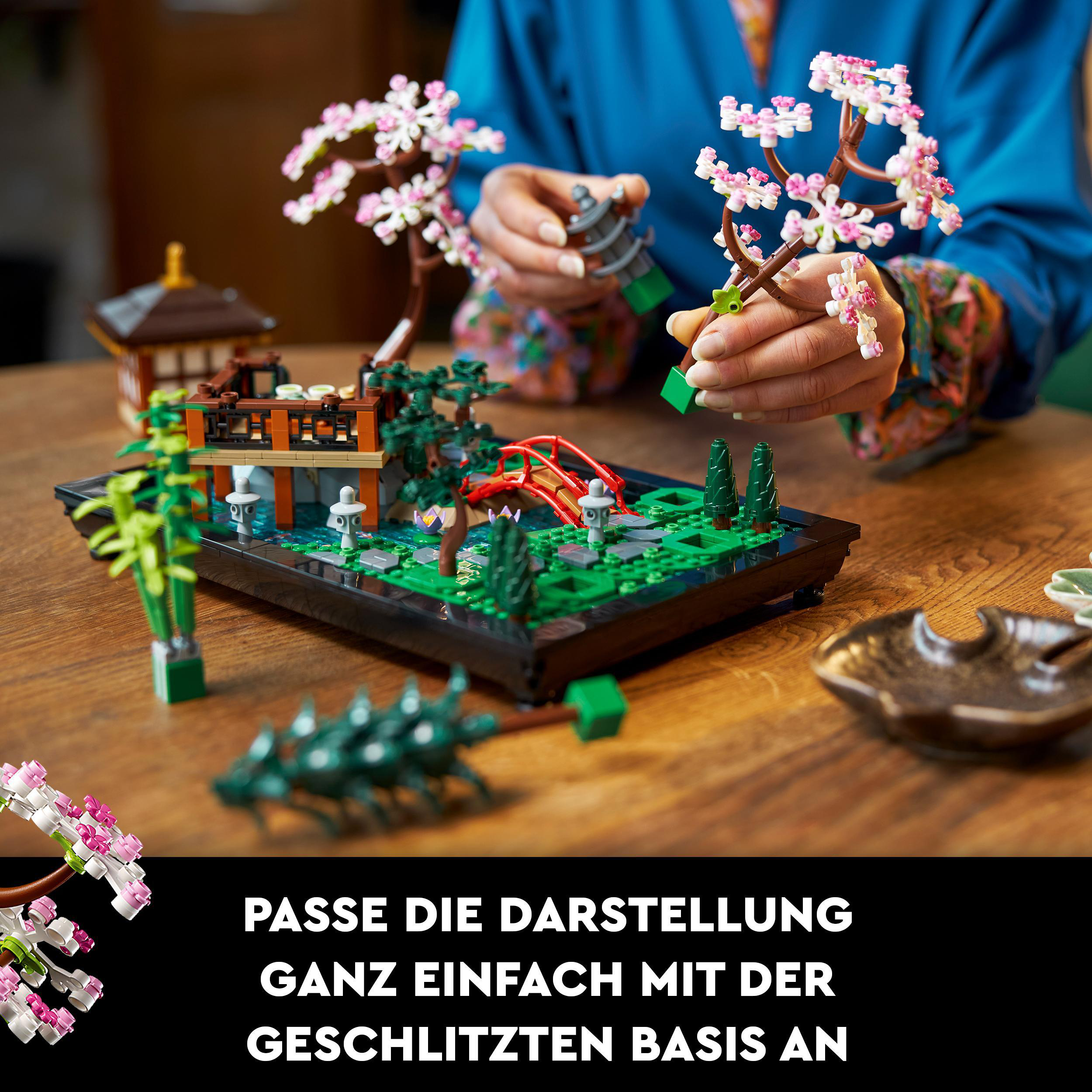 Lego Set einer japanischen Szene.