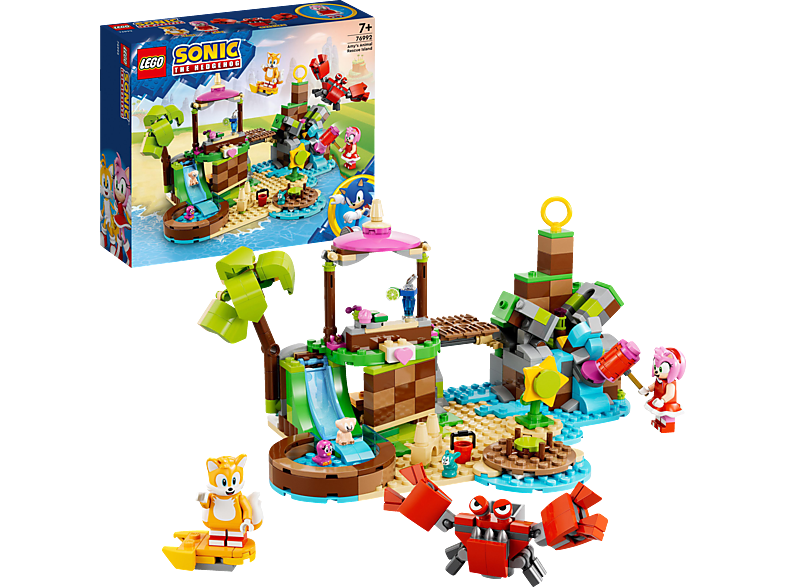 LEGO Sonic Amys Mehrfarbig Tierrettungsinsel Bausatz, 76992