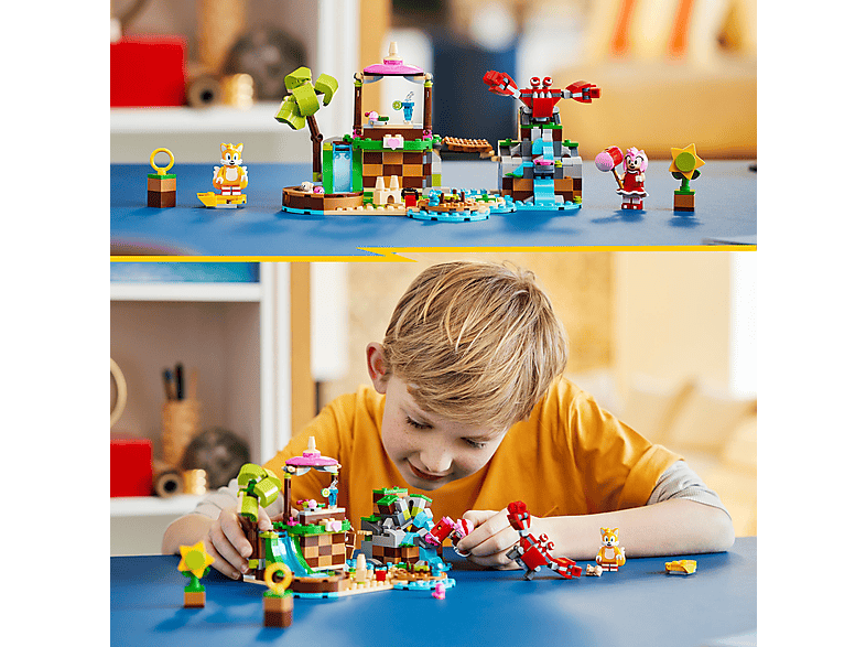 Thumbnail - LEGO Sonic 76992 Amys Tierrettungsinsel Bausatz, Mehrfarbig