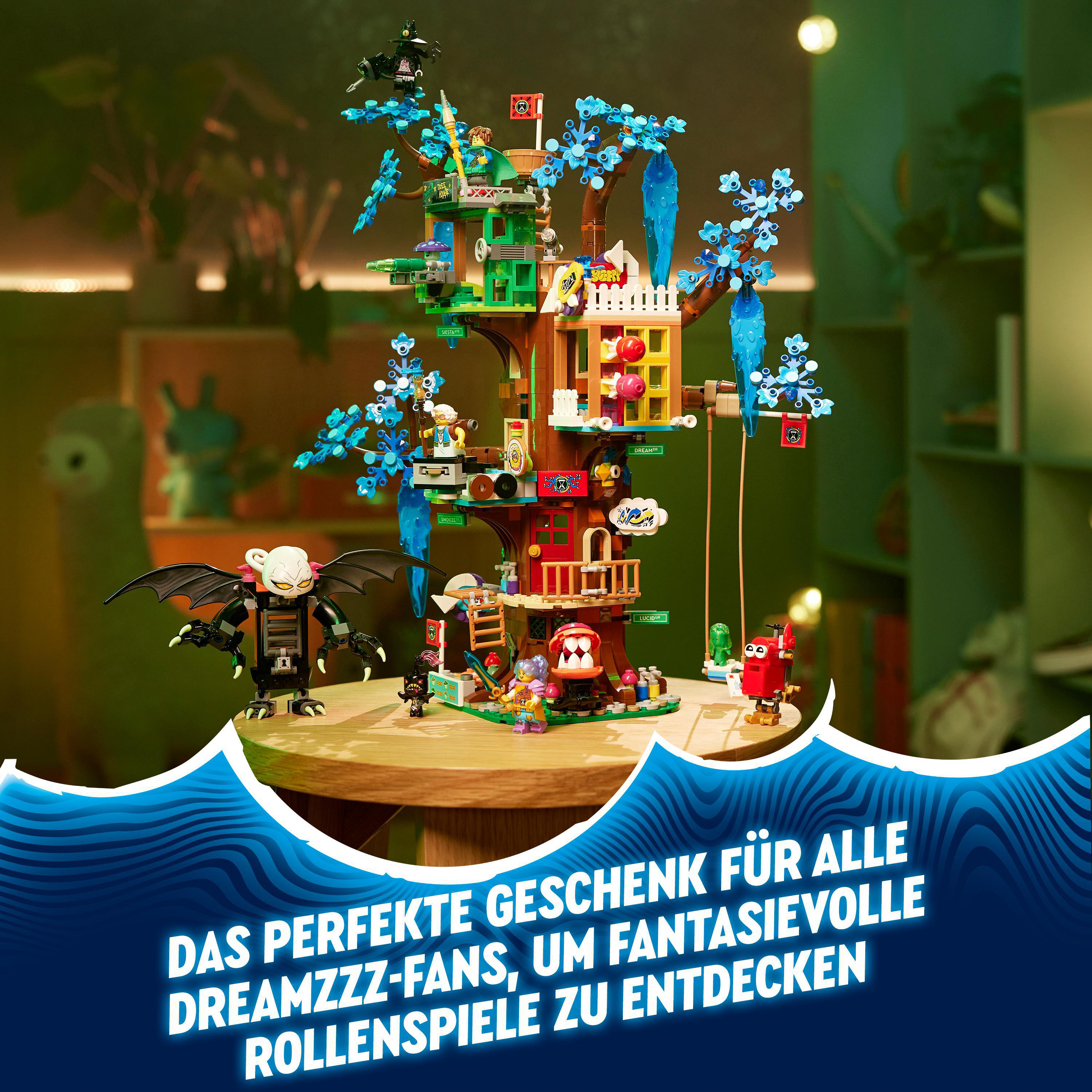 LEGO 71461 Bausatz, Fantastisches Baumhaus Mehrfarbig DREAMZzz