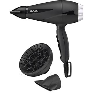 Secador - BaByliss Style Pro 2100 6710DE, 2100W, 3 temperaturas, 2 velocidades, Difusor incluido, Negro