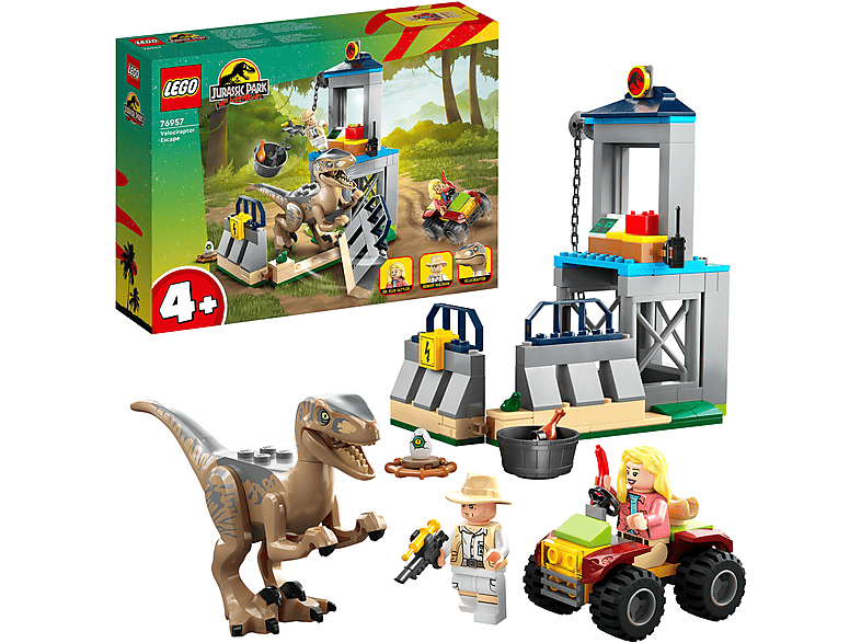 LEGO Jurassic World 76944 T. Rex Ausbruch, Dinosaurier-Spielzeug' kaufen -  Spielwaren