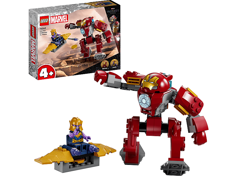 LEGO Marvel 76263 Iron Man Hulkbuster vs. Thanos Bausatz Mehrfarbig LEGO Marvel Super Heroes MediaMarkt