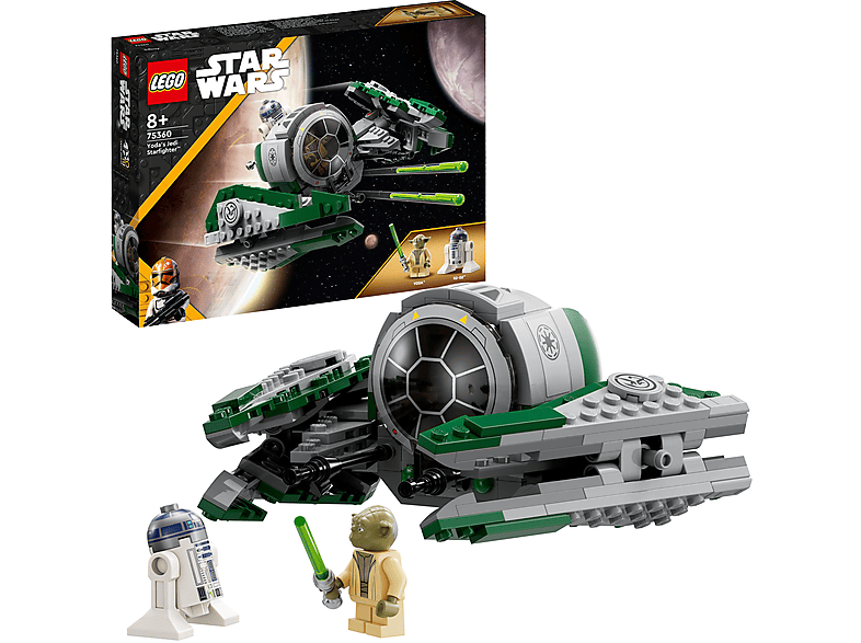 LEGO Star Wars 75360 Yoda\'s Mehrfarbig Bausatz, Jedi Starfighter