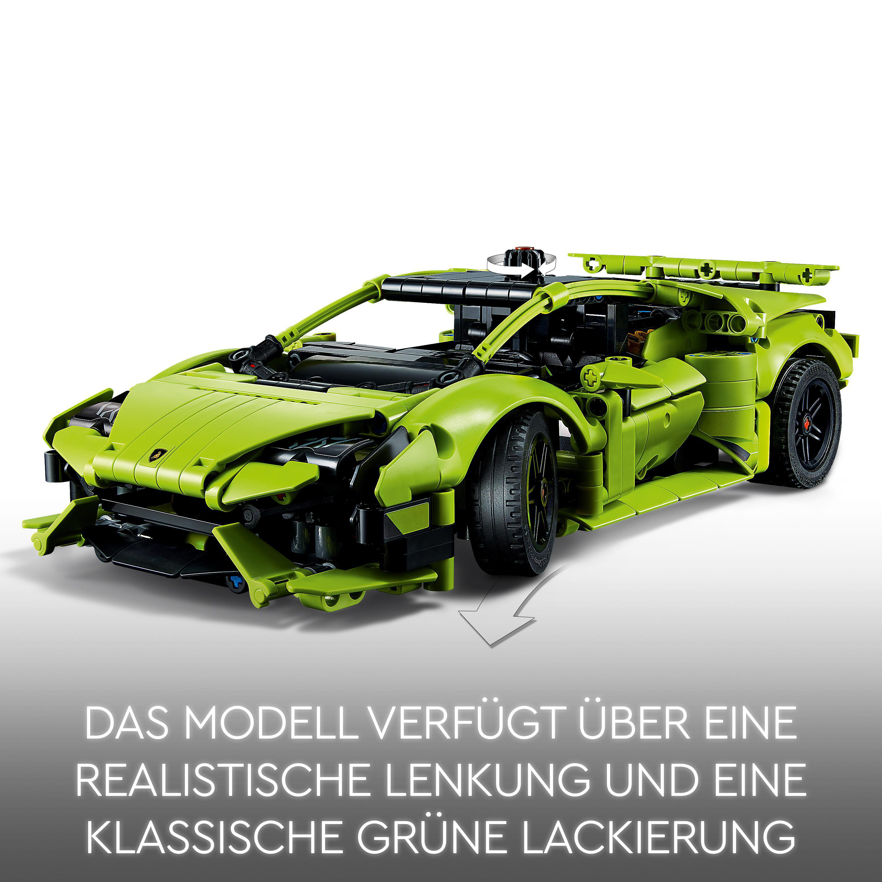 Ein Tablet-Bildschirm zeigt ein Rennspiel mit einem blauen Auto.