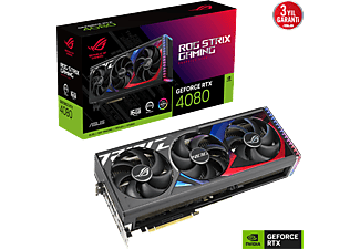 ASUS Rog Strix GeForce RTX 4080 16GB GDDR6X 256Bit Nvidia Ekran Kartı