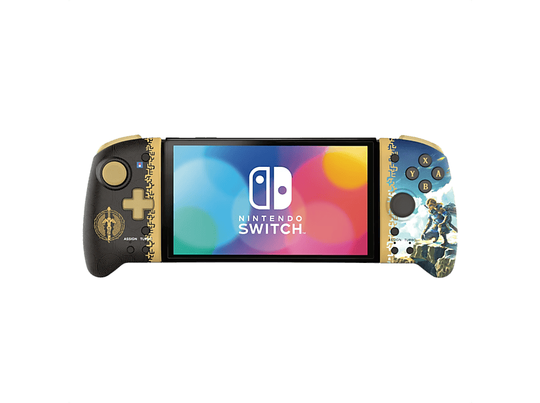 Mando Nintendo Switch - Hori Split Pad Pro Zelda: Tears of the Kingdom, Para Switch, Inalámbrica, Multicolor