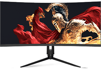 PEAQ PMO G341-CWQK 34'' Ívelt UWQHD 165 Hz 21:9 G-Sync/FreeSync VA LED Gamer Monitor