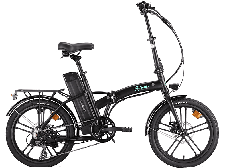 Bicicleta Eléctrica Plegable De 20 Pulgadas Y 6 Velocidades, Motor