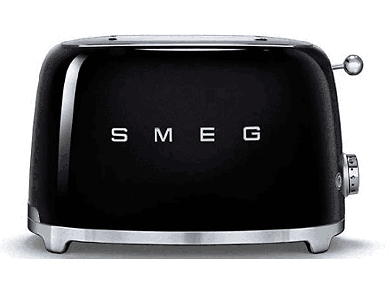 Tostapane SMEG TSF01BLEU, Potenza 950 W, Numero di fessure per tostare 2, Livelli tostatura 6 , Sistema sollevamento, Funzione scongelamento, Raccoglitore briciole, Nero