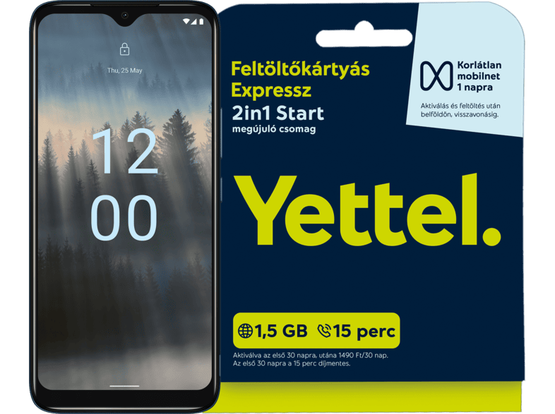 NOKIA C12 2 64 GB DualSIM K k Felt lt k rty s Okostelefon Yettel