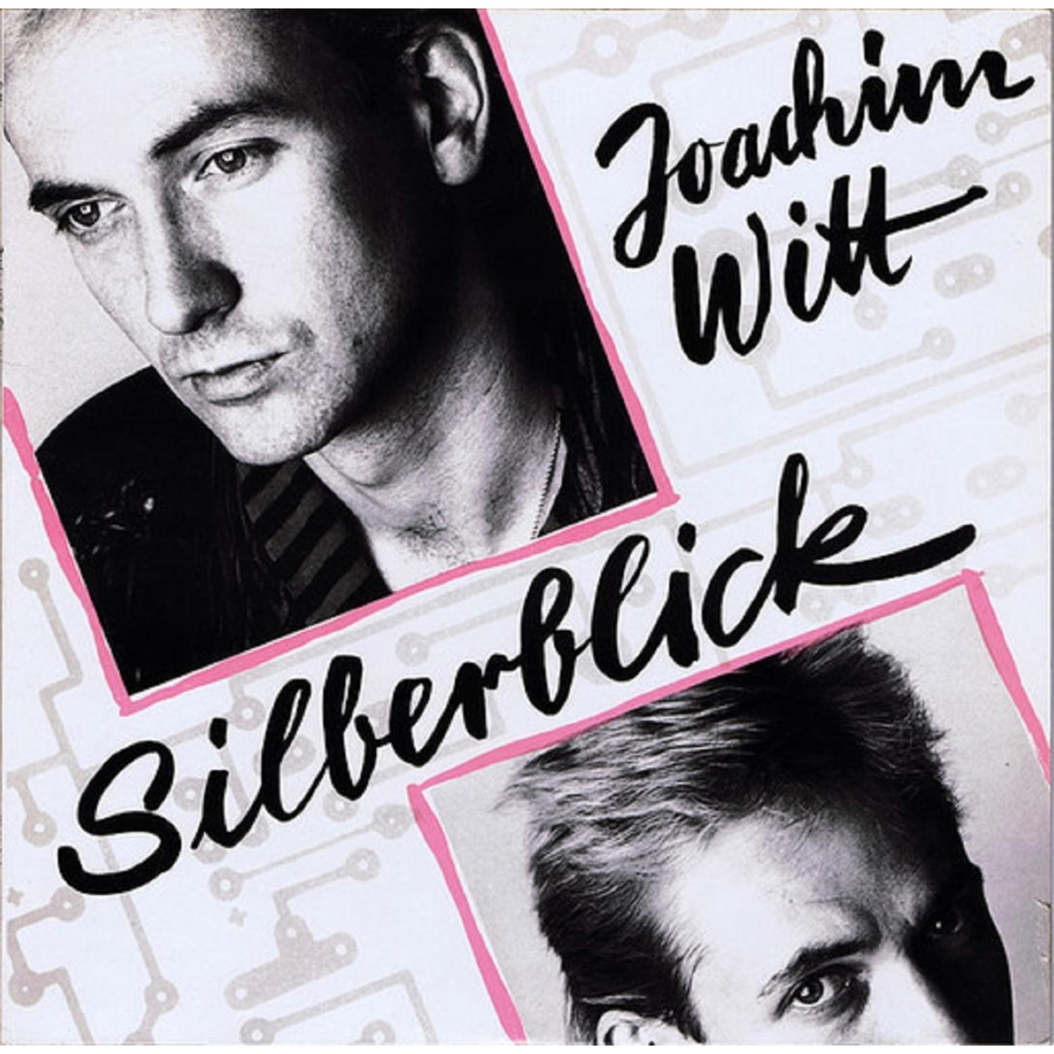 Albumcover: Zwei Schwarz-Weiß-Porträts eines Mannes, mit schwarzem Text 'Joachim Witt' und 'Silberblick'.