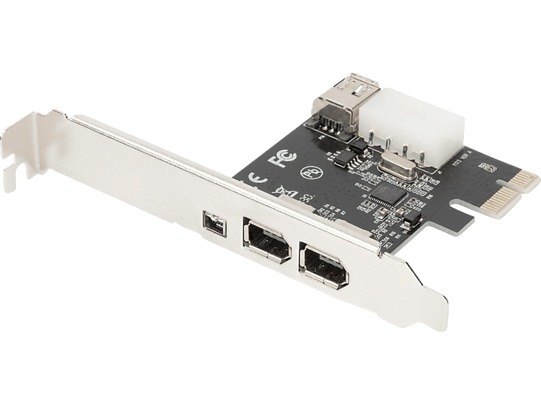 DIGITUS DS-30201-5 IEEE 1394a PCI Express-Karte, Mehrfarbig