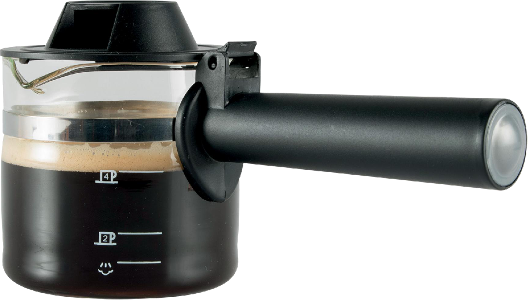 HOME HG PR 06/K Üveg kiöntő 06 eszpresszó kávéfőzőhöz, 240 ml