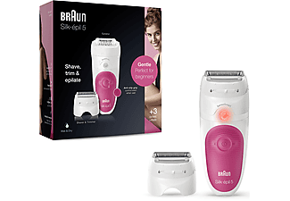 BRAUN Silk-Épil 5 5600 Sensosmart Kablosuz 3 Ek Parçalı 2'si 1 Arada Epilasyon Cihazı_4