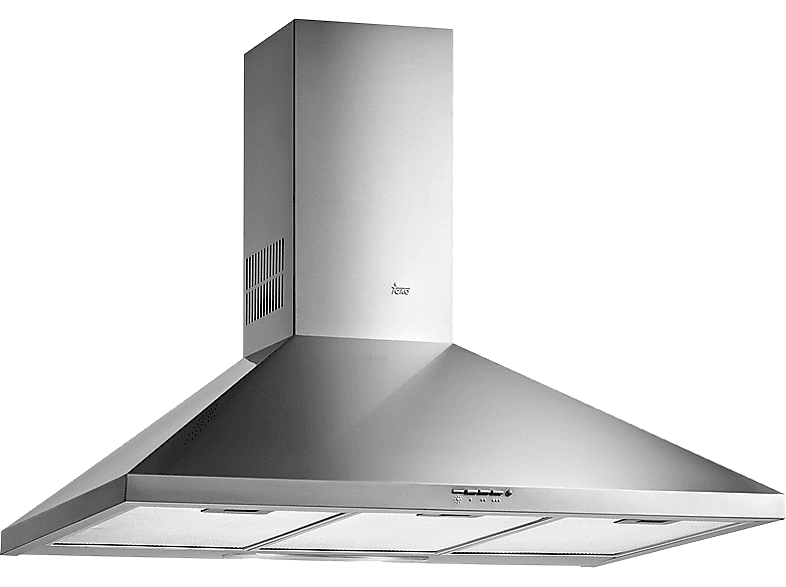 Campana decorativa - Teka DBB 90, 3 Velocidades, 380m³/h, 90 cm, Inox