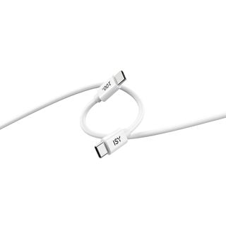ISY IUC-5200, USB Typ-C Kabel, 2 m, Weiß