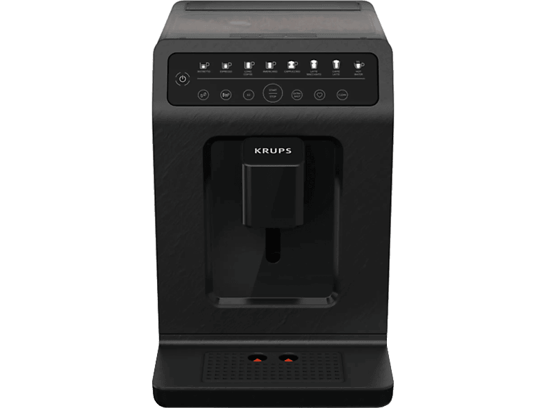 KRUPS YY3069FD Machine à café automatique avec broyeur à grains Espresseria  avec pot à lait - Ecran LCD - Pression 15 bars - Grise - eMALLYSTORE