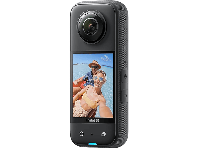 Insta 360 X3, 5.7K, 72 megapixel, WiFi, Inteligencia Artificial, Pantalla táctil, Negro