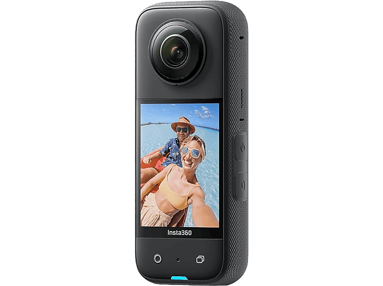 Cámara deportiva  Insta 360 X3, 5.7K, 72 megapixel, WiFi, Inteligencia  Artificial, Pantalla táctil, Negro