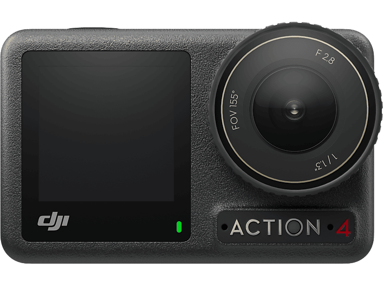 Cámara deportiva - DJI Osmo Action 4 Standard Combo, 4K, Sumergible hasta 18 m, 2 pantallas táctiles, Negro