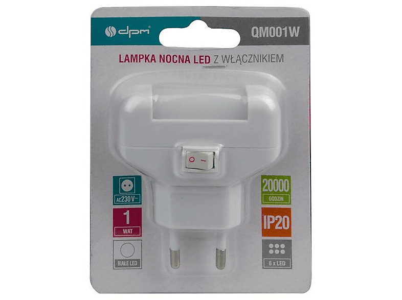 Lampka nocna DPM QM001W – zdjęcie 3