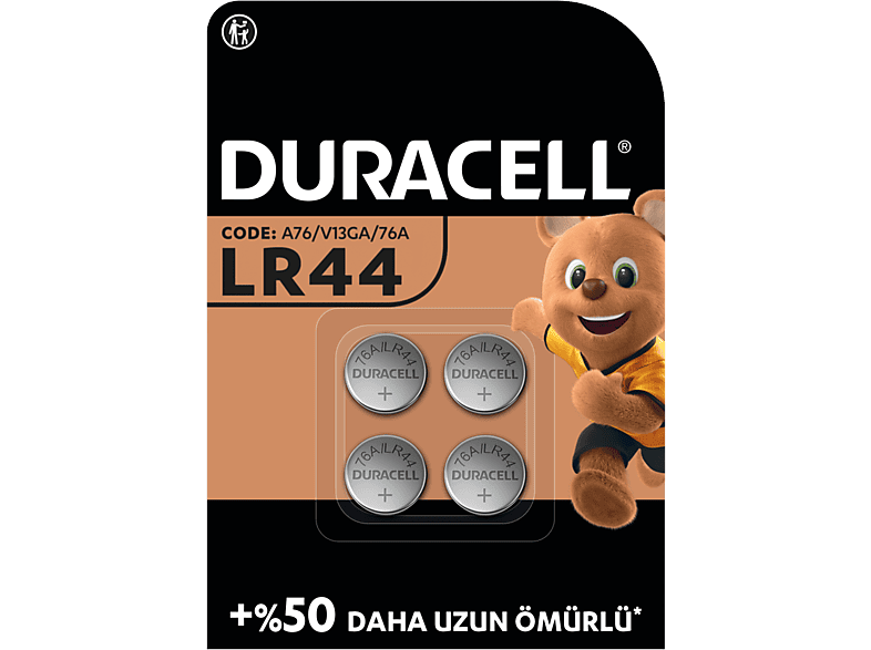 DURACELL Özel Alkalin LR44 4'lü Pil