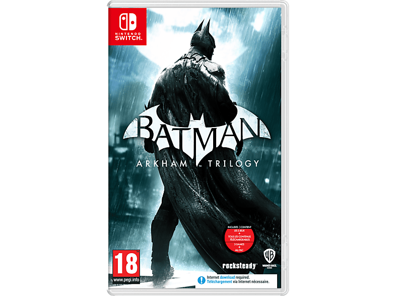 Warner Sw Batman Arkham Trilogy Uk/fr Switch (download Code)