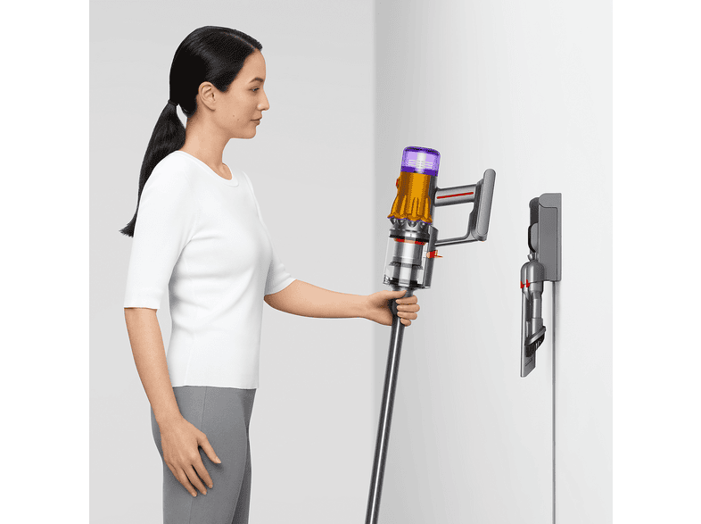 Dyson V12 Detect Slim Absolute Staubsauger (0,35 l, Akkulaufzeit: 60 min, Nickel Satin Gelb/Glanz Nickel) — Foto 5 von 5