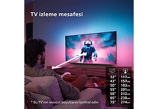 PHILIPS 55PUS8508/62 55 inç 139 Ekran Uydu Alıcılı Smart 4K UHD Ambilight LED TV_11