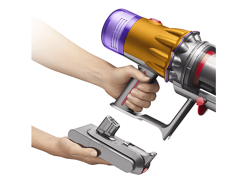 Dyson V15 Detect Absolute Staubsauger (0,76 l, Akkulaufzeit: 60 min, Nickel Satin Gelb/Glanz Nickel) — Foto 5 von 5