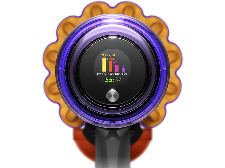 Dyson V15 Detect Absolute Staubsauger (0,76 l, Akkulaufzeit: 60 min, Nickel Satin Gelb/Glanz Nickel) — Foto 2 von 5