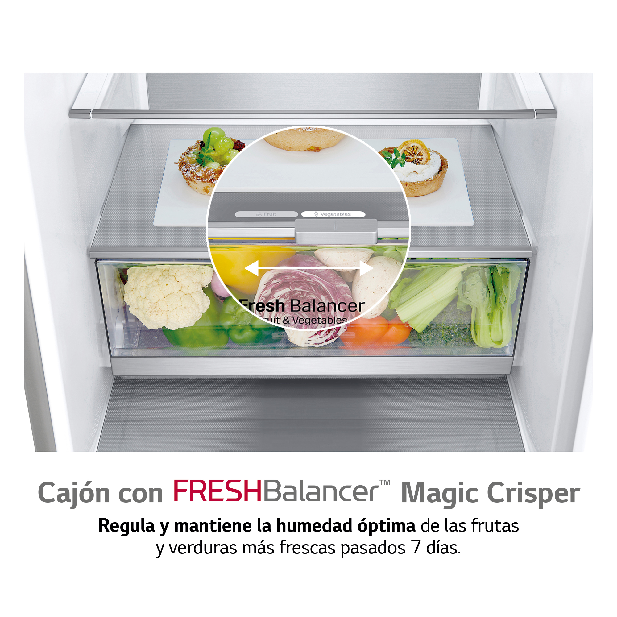 Frigorífico combi - LG GBB92STABP, 384 l, No Frost, 203 cm, Door Cooling™, FreshConverter™, Inox