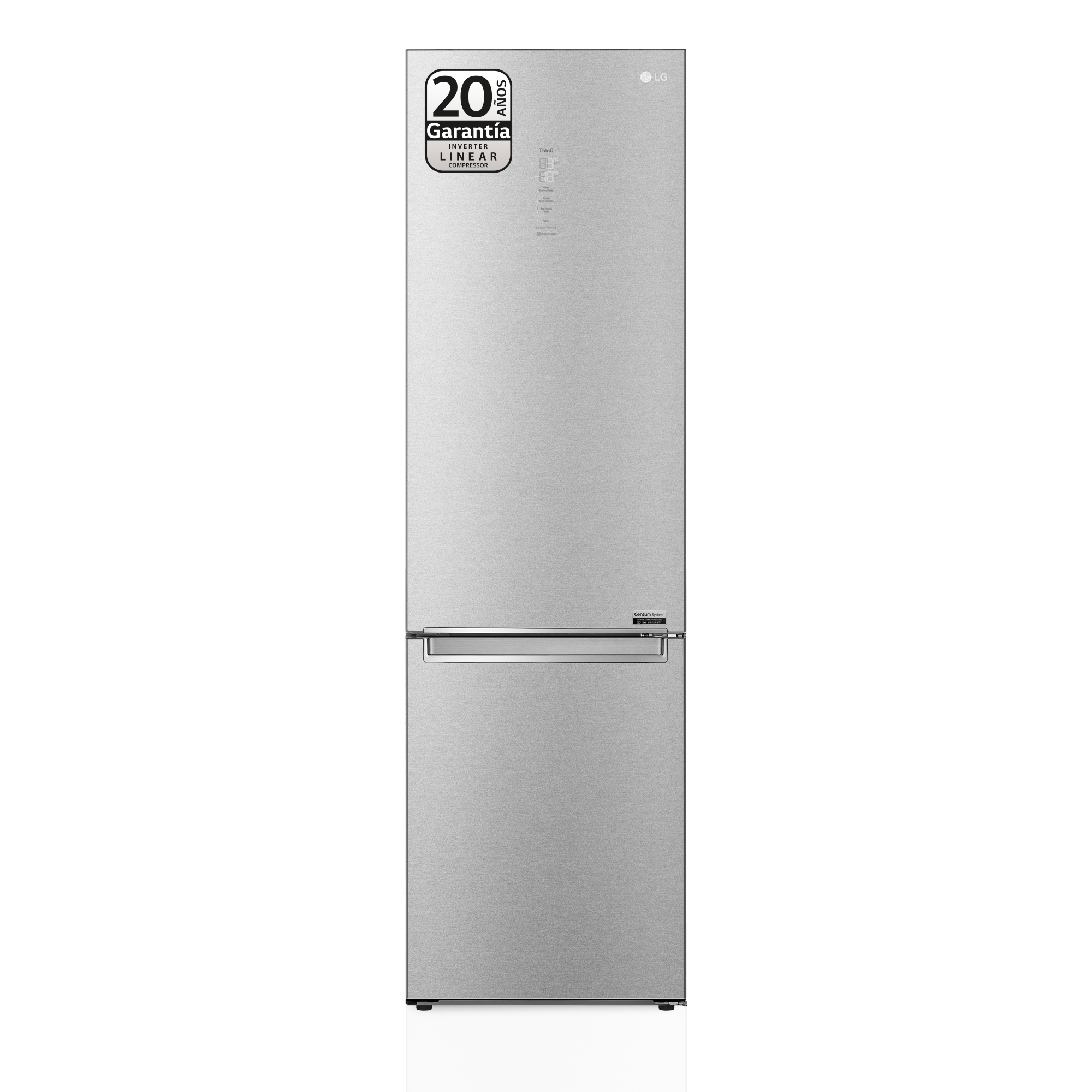 Frigorífico combi - LG GBB92MBACP, No Frost, 203 cm, 384 l,  Door Cooling™, ThinQ™, Inox