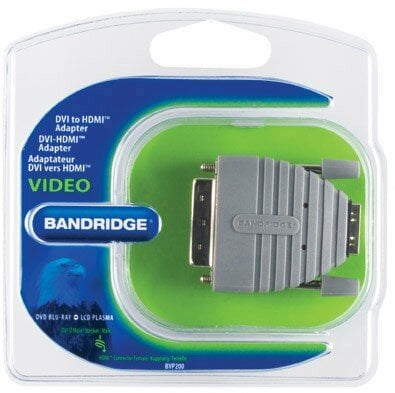 Adapter BANDRIDGE DVI wtyk - HDMI gniazdo